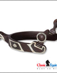 Classic Equine Medium 5/8 Inch Band Diamond Design Spur