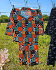 Western Patchwork Girl's Western Pajama Set