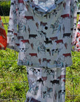 Cattle Drive Boy's Western Pajama Set