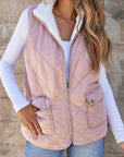 Fleece Lined Quilted Vest
