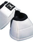 White Classic Equine No Horse No Turn Bell Boots Pair