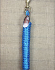Hurricane Blue Weaver Tack Horse Poly Lead Rope W/ Solid Brass 225 Snap