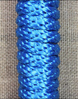Hurricane Blue Weaver Tack Horse Poly Lead Rope W/ Solid Brass 225 Snap