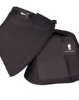 Black Classic Equine Neoprene Horse Bell Boots Shock Absorbing
