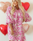 Meadow Leopard Loose Fit Babydoll Dress