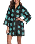 Turquoise Concho Women's Lounge Kimono Robe