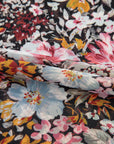 Leopard Floral Mesh Reversible Dress