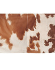 Cow Hide Print Curtains 52" x 63" Made in America