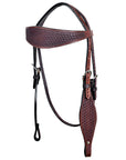 HILASON Western Horse Headstall Breast Collar Set Tack Genuine American Leather