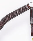 HILASON Western Horse Headstall Breast Collar Set Tack Genuine American Leather