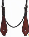 HILASON Western Horse Headstall Breast Collar Set Tack Genuine American Leather
