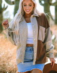 Luna Houndstooth Loose Shacket