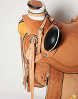 Western Horse Wade Saddle American Leather Ranch Roping Tan