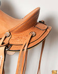 Western Horse Wade Saddle American Leather Ranch Roping Tan
