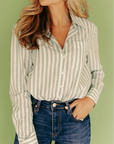 The BT Button Down in Sage Green