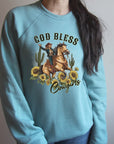 God Bless Cowgirls Crew Sweatshirt by Bourbon Cowgirl