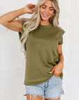 Martha Studded Short Sleeve Top