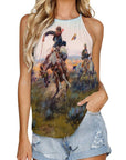 Vintage Western Cowboy Women's Tank Top