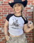 Vintage Bull Rider Baby Tee