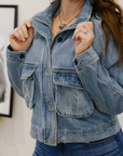 SALE The Ella Utility Denim Jacket