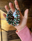 10 mm Sterling Silver Pearls bracelet and turquoise