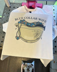 Blue Collar Wife (Hard Hat) TEE or CREWNECK