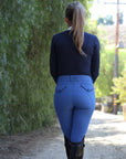 Crystal Evolution Full Seat Breeches - Delft Blue