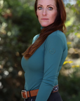 Jill - Long Sleeve Activewear Turtleneck