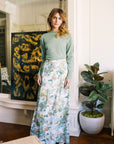 MASON'S DAUGHTER Maxi Skirt, Spring Chinoiserie