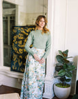MASON'S DAUGHTER Maxi Skirt, Spring Chinoiserie