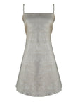 MASON'S DAUGHTER Sloane Dress, Metallic Linen