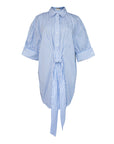 MASON'S DAUGHTER Anna Dress, Blue and White Striped