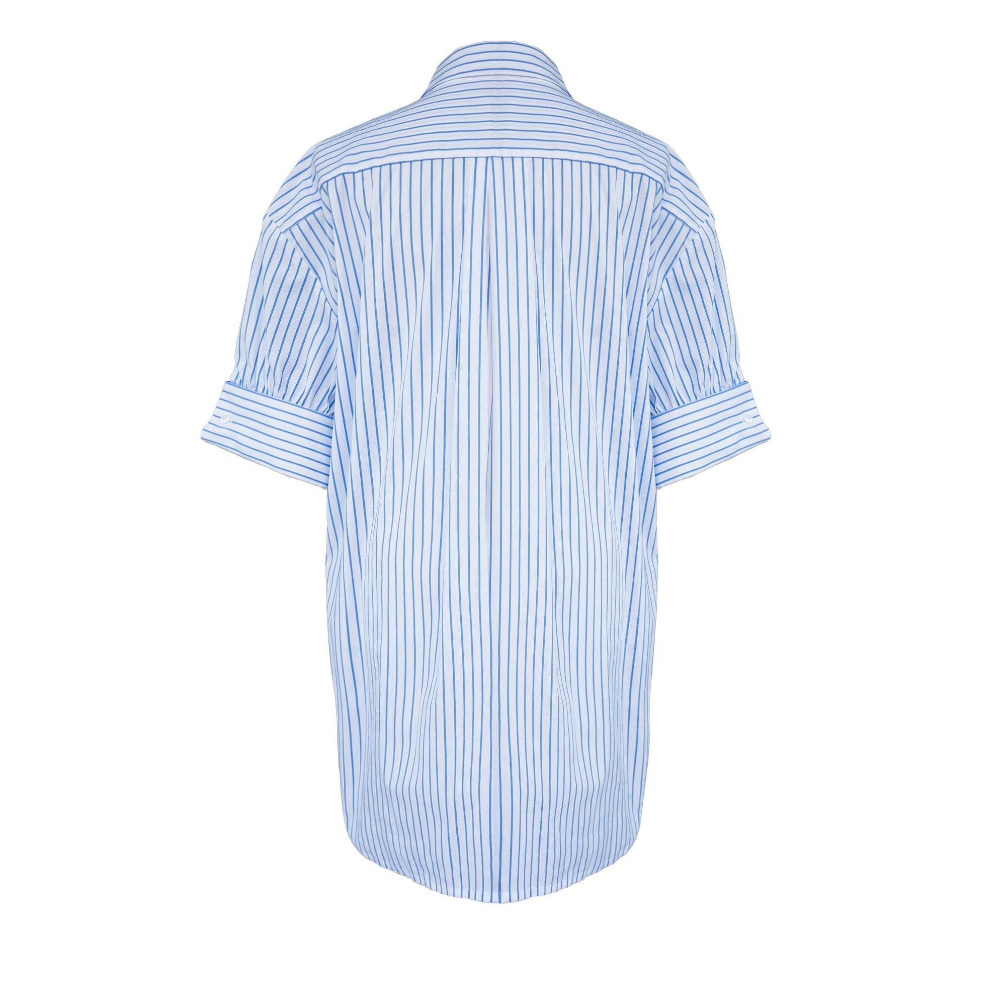 MASON'S DAUGHTER Anna Dress, Blue and White Striped