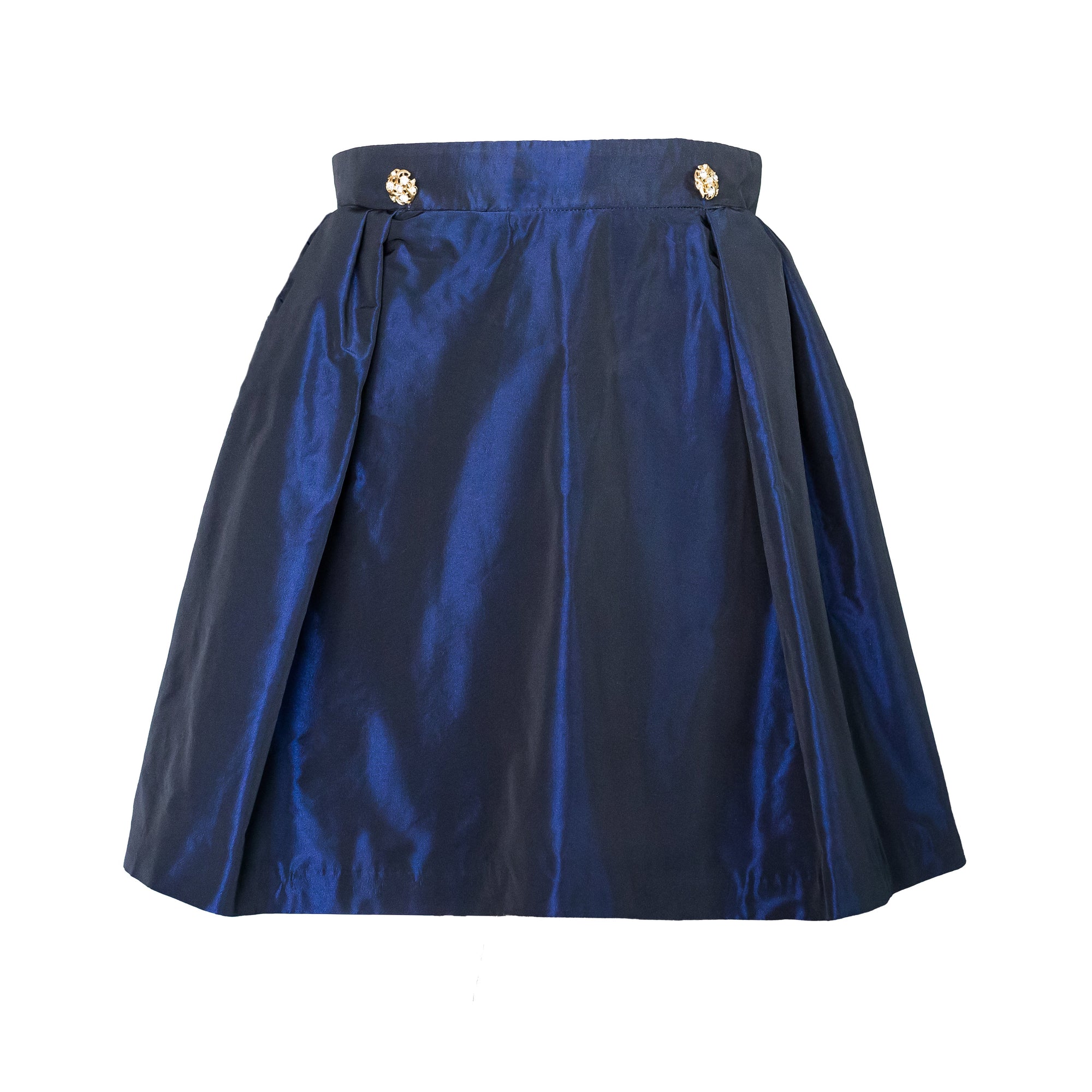 MASON by MASON'S DAUGHTER Charlotte Skirt, Navy Silk Taffeta