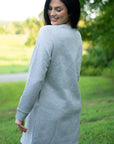 Quincy Textured Long Sleeve Dress