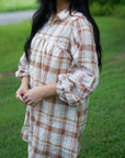 Dana Plaid Babydoll Dress