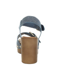 The Dakota Studded Denim Clog