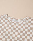 Checker T-Shirt and Skort Set