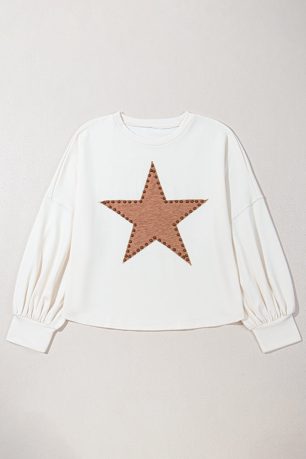 Elliana Star Crew Neck Plus Size Top