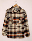 Plaid Chest Pocket Buttoned Shacket