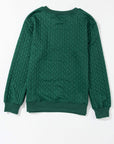 Merry And Bright Cable Knit Sweatshirt