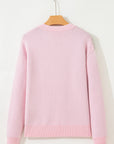 Christmas Ginger Bread Man Round Neck Sweater