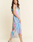 Ombré Rainbow Maxi with Tassles