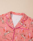 Western Cowgirl Top & Shorts Pajama Set