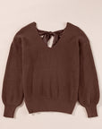 Lia Knot Back Sweater