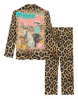 Baha Ranch Retro Pop Western Leopard Pajamas Set
