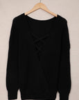 Amelia Back Hollow Out Sweater