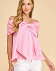 Off The Shoulder Bow Top