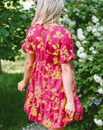 Keira Floral Smock Dress