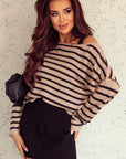 Abigail Shoulder Loose Sleeve Sweater